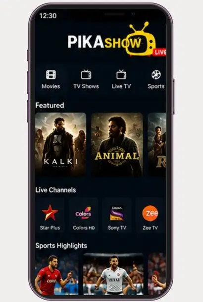 Pikashow APK Screenshot 3